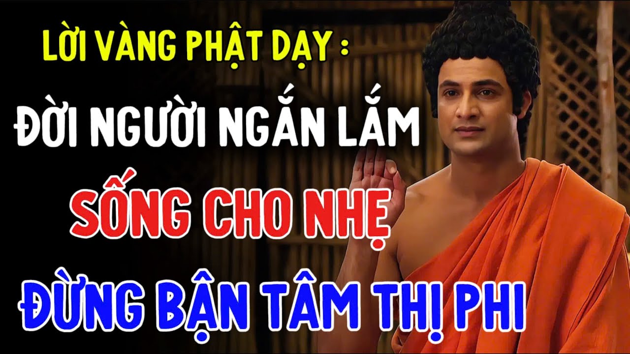 Lời Phật Dạy: Đời Người Ngắn Ngủi - Sống Sao Cho Nhẹ, Đừng Bận Tâm Thị Phi, Tập Sống Bình Thản