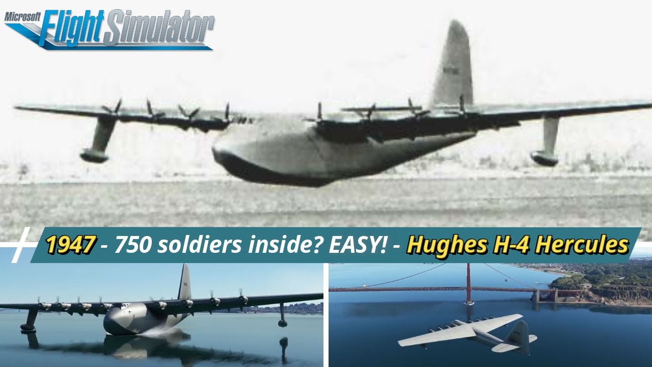 1947 &bull; Hughes H-4 Hercules &bull; Над Сан-Франциско на .. лодке? &bull; История авиации в самолётах &bull; MSFS2020