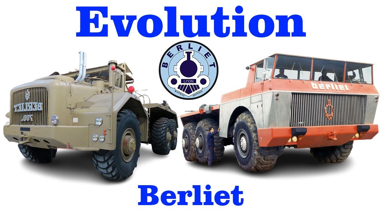 Evolution of Berliet vehicles