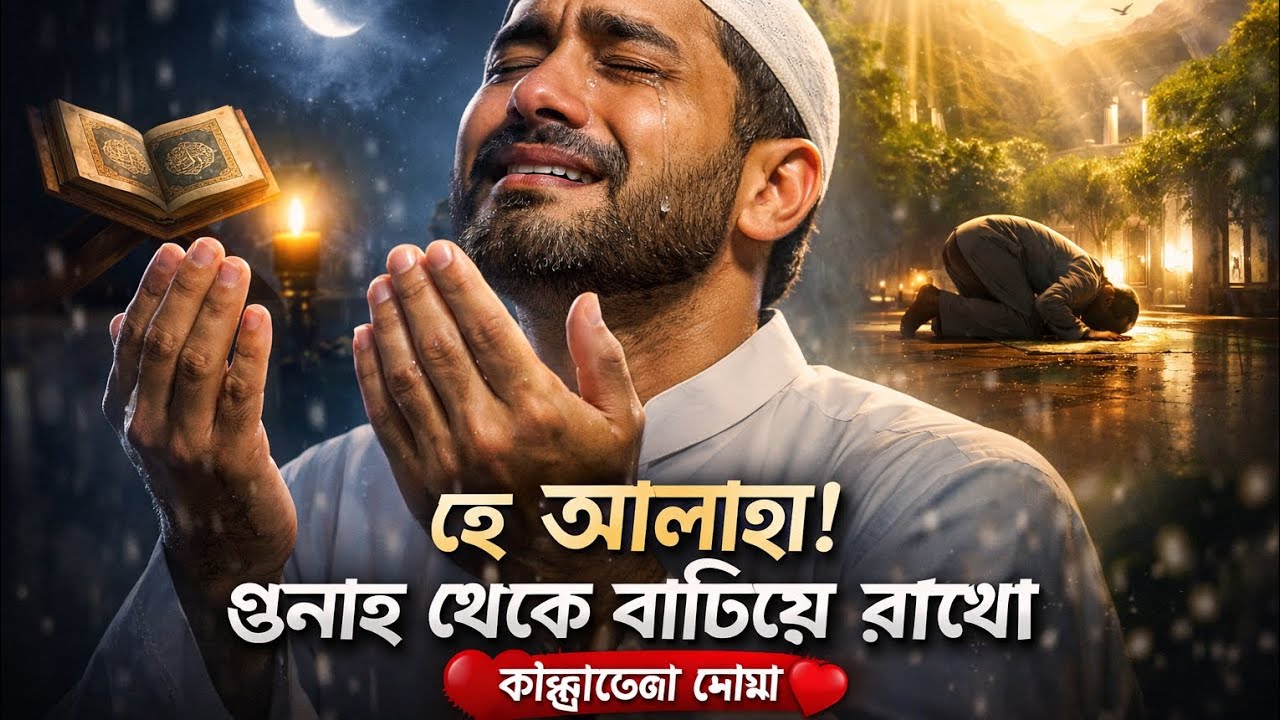 হে আল্লাহ! গুনাহ থেকে বাঁচিয়ে রাখো 🤲 | কান্নাভেজা মোনাজাত | Ramadan Emotional Dua