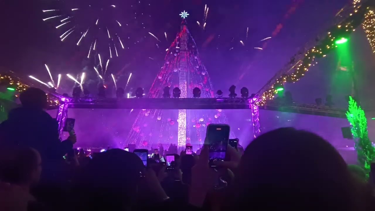 Encendido del árbol de navidad murcia 2025 parte final 
