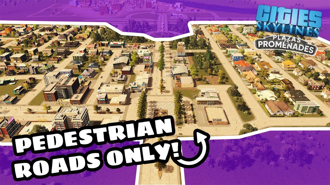 Is It Possible To Make A City Out Of Only Pedestrian Roads?
