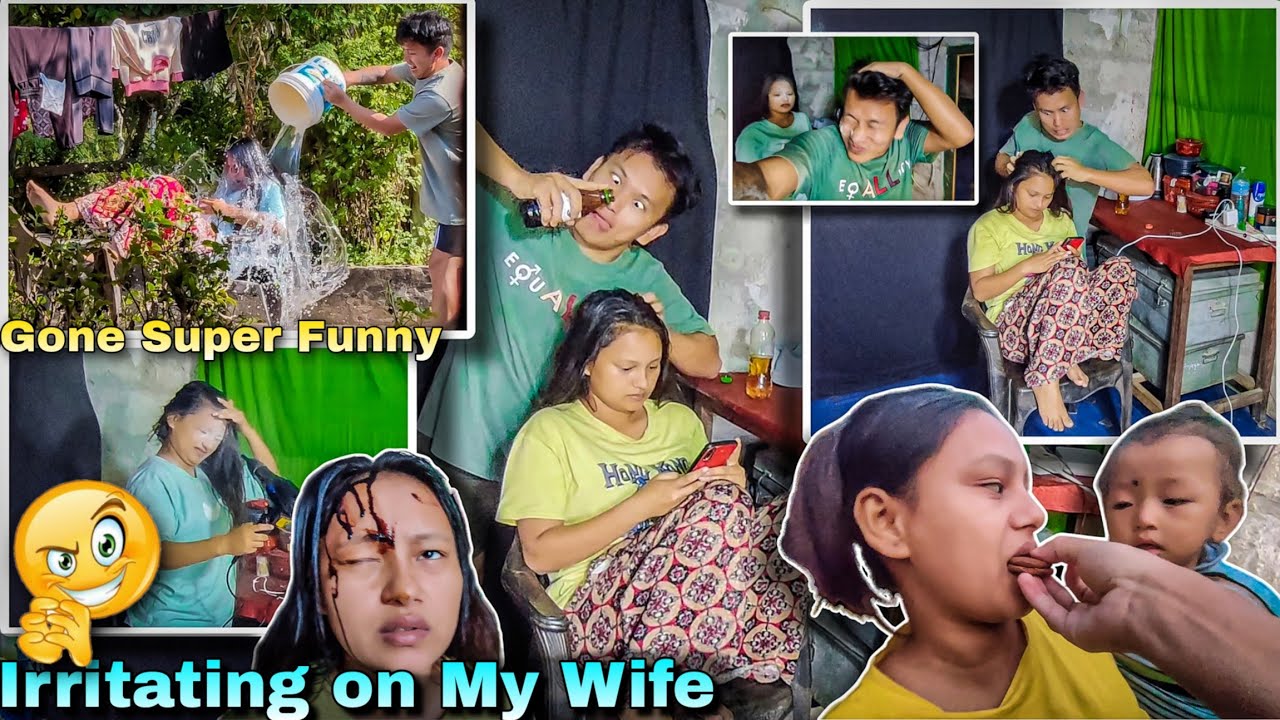 Irritating 😮‍💨  on My Wife || Irritating Video 😁 || @nypoleeofficial