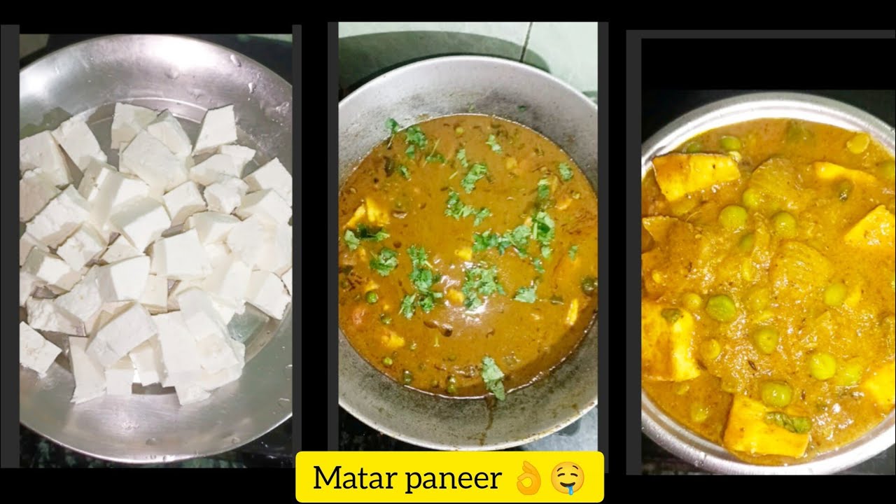 Matar Paneer ki sabji 👌🤤#cookingideas #cookingrecipes #homemaderecipes