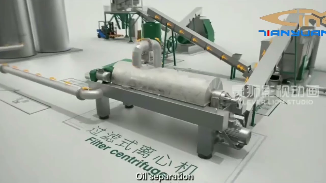 Animal fat rendering equipment
