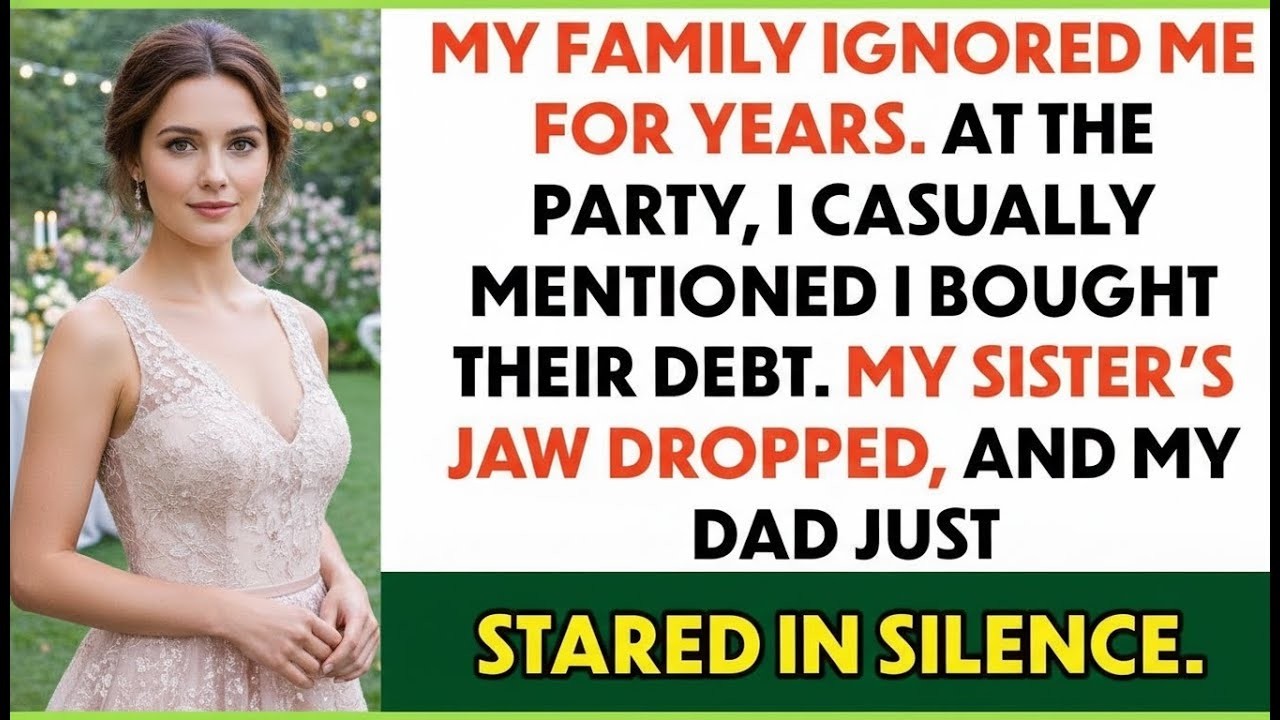 My Family Ignored Me For Years At The Party, I Casually Mentioned I Bought Their Debt And...