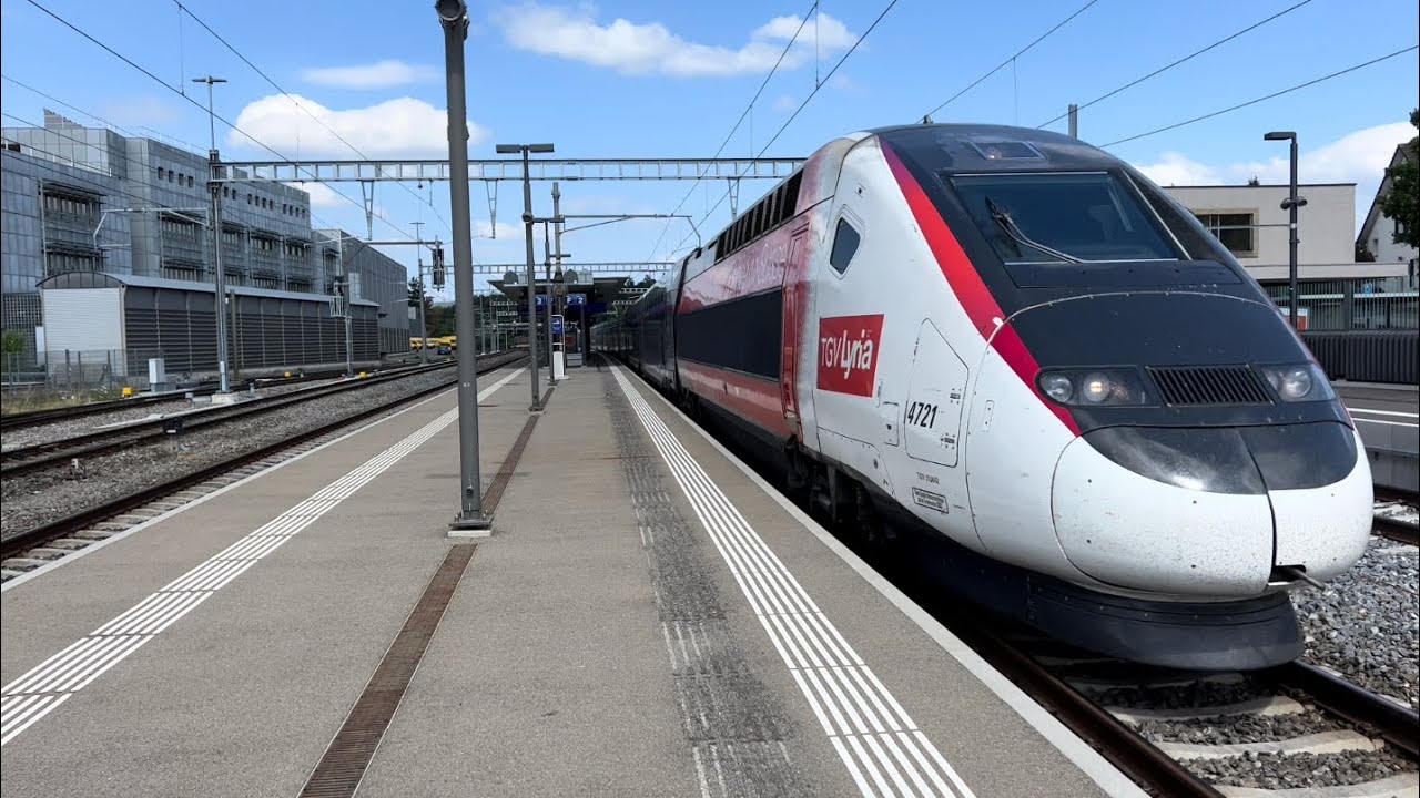 Bahnverkehr in Mägenwil (03.07.2023)