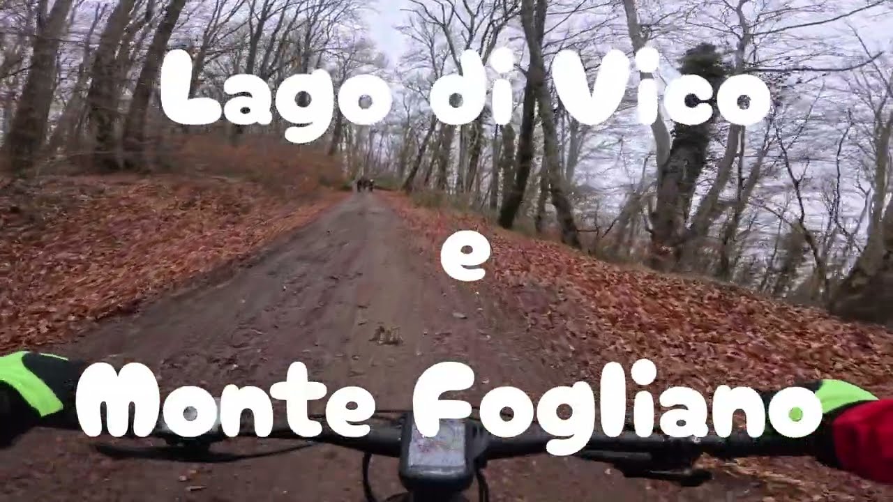 Lago di Vico e Monte Fogliano in umido... #mtb #ebike 