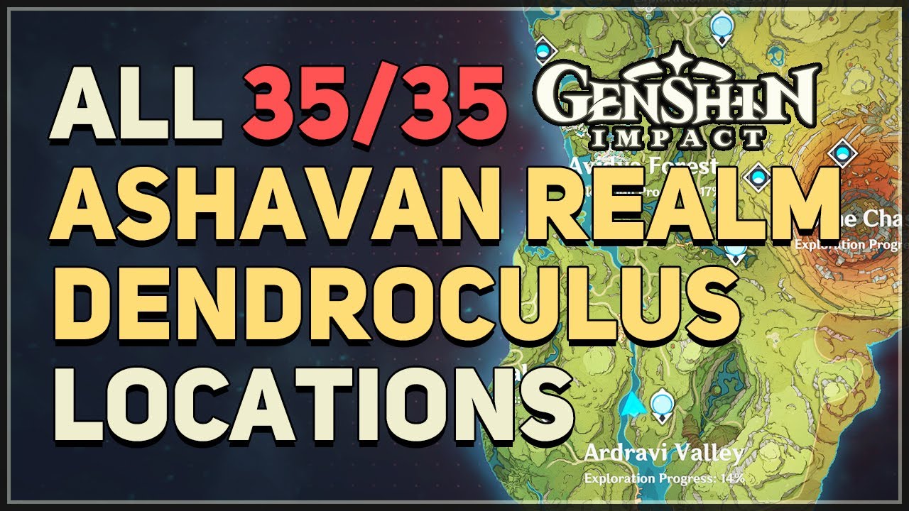 All Ashavan Realm Dendroculus Locations Genshin Impact
