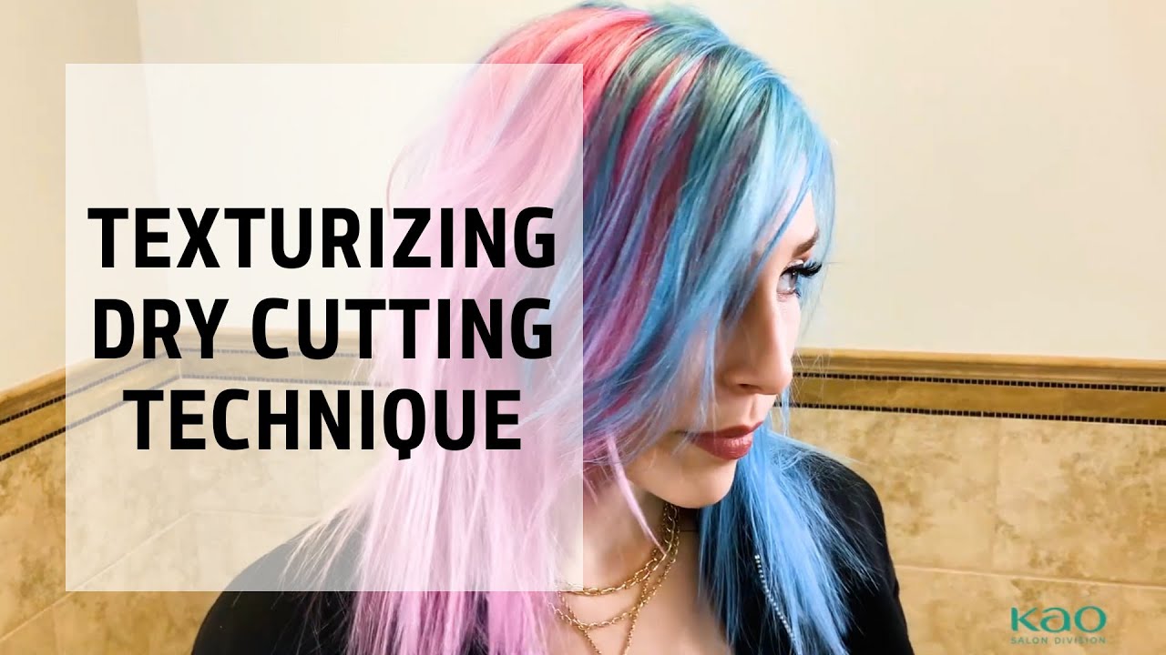 Texturizing Dry Hair Cutting Technique | #creativityneverstops | Goldwell Education Plus