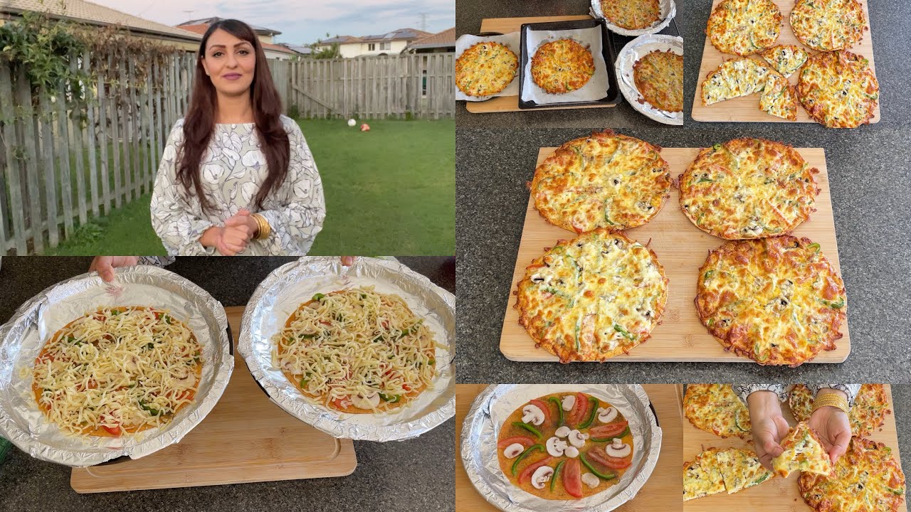 Kabul Girl Cooking/ آشپزي با دختر كابل پختن پيتزا  🍕 بدون  خمير كردن در خانه در ظرف 15 دقيقه