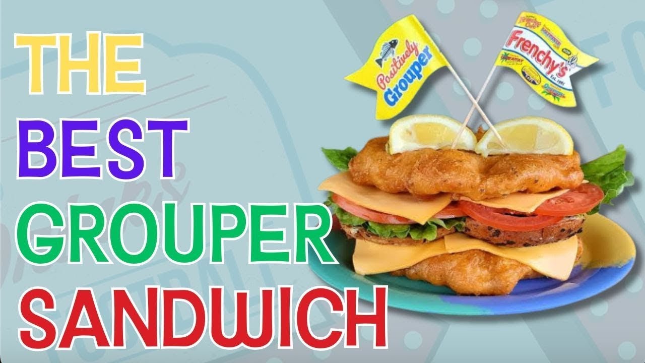 The Ultimate Grouper Sandwich in Clearwater Beach! | Rockaway Grill