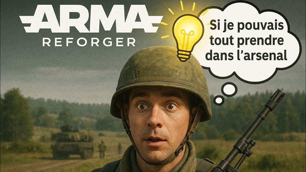TUTO Arma Reforger / tout prendre dans l'arsenal sans grade