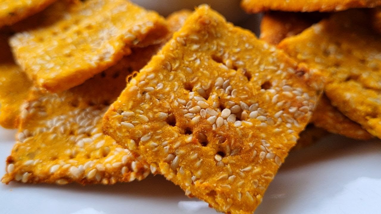 CRACKERS DE CALABAZA Sin GLUTEN Sin Levadura VEGANAS y SALUDABLES Recetas de Gri