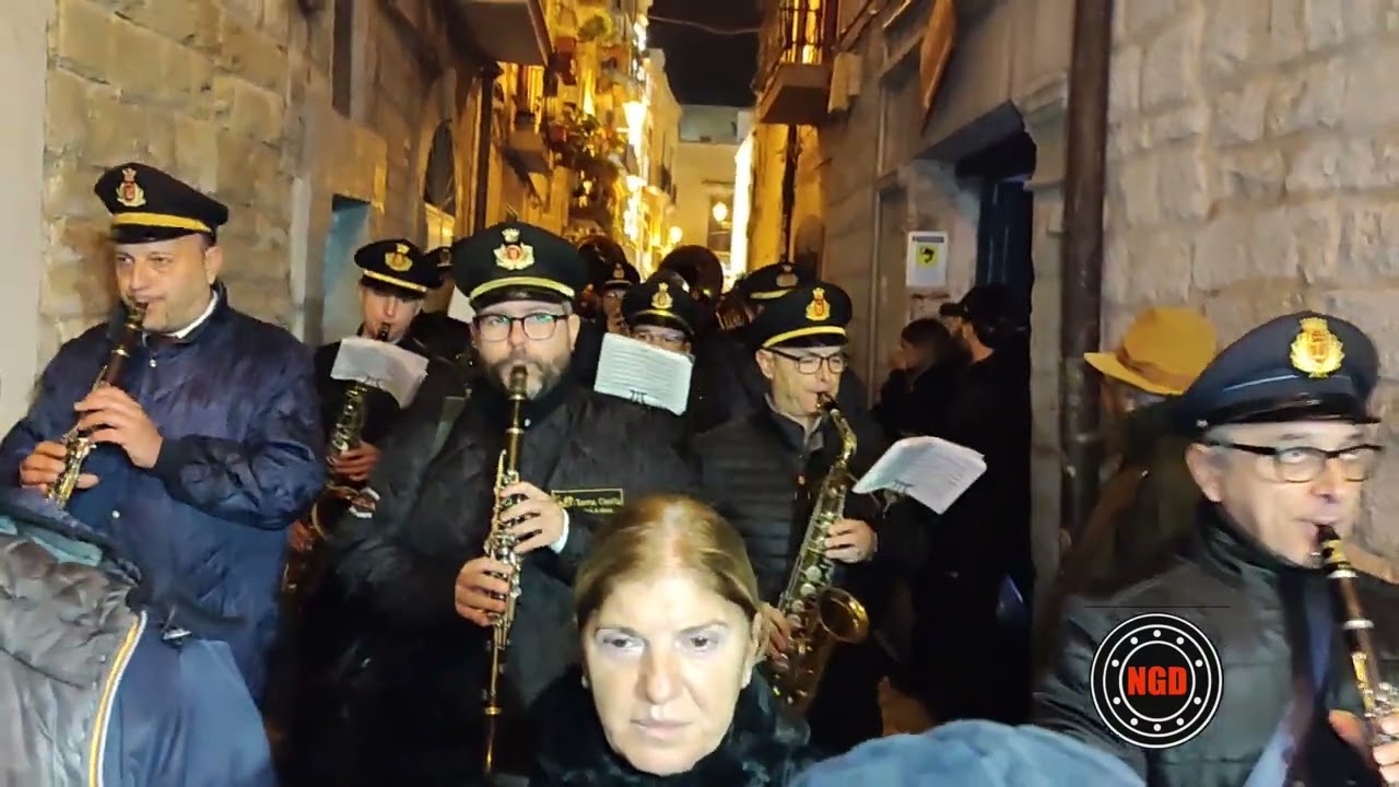 Marcia Ariete Banda di Bitonto G Bastiani - Lella 6/12/23 Bari processione di San Nicola