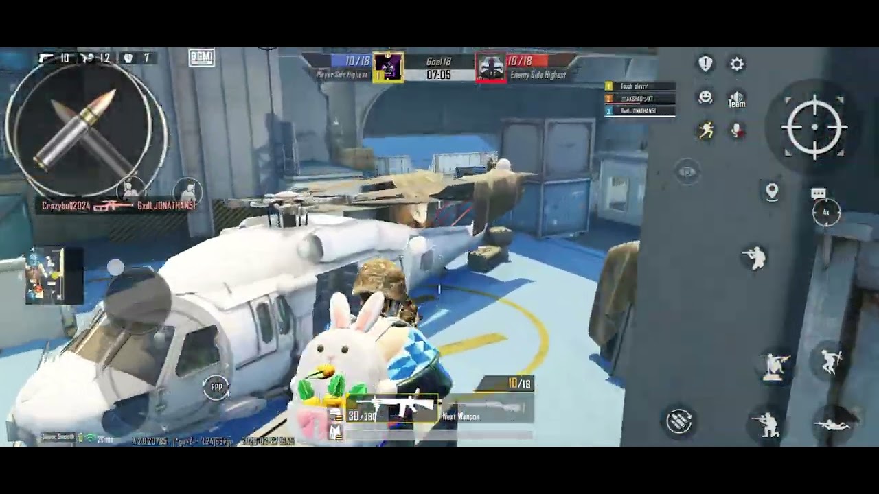 Playing bgmi gun game 