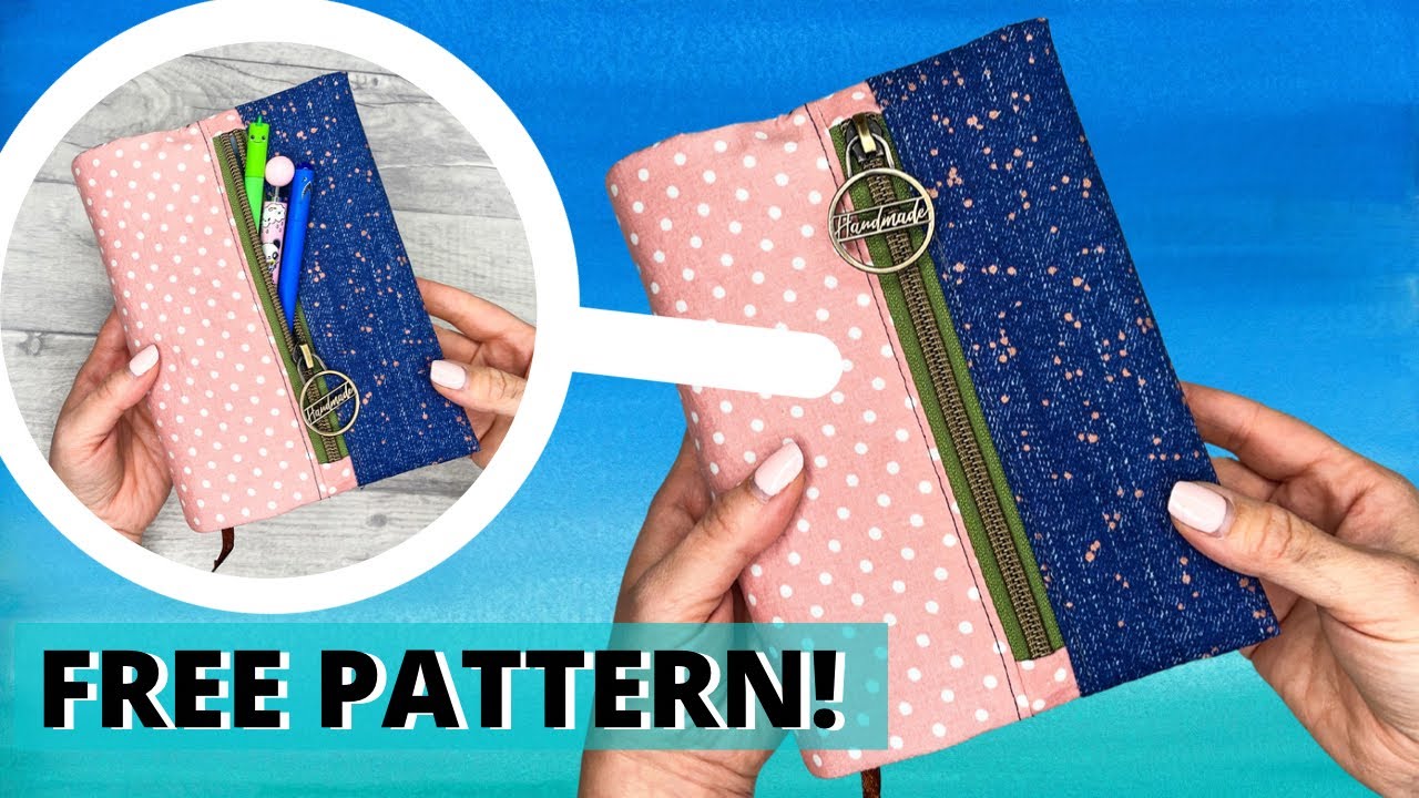 Book Cover Pencil Case Sewing Tutorial