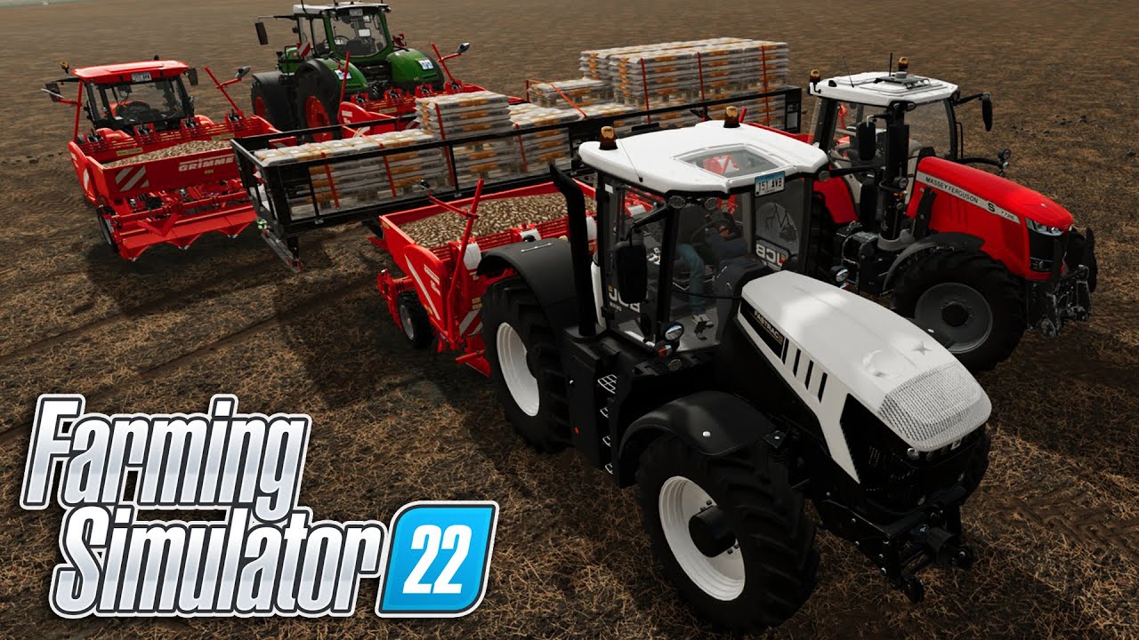 ÖZEL ÇOKLU ÜRETİM FABRİKASI İÇİN PATATES EKİYORUZ // Farming Simulator 2022 #79