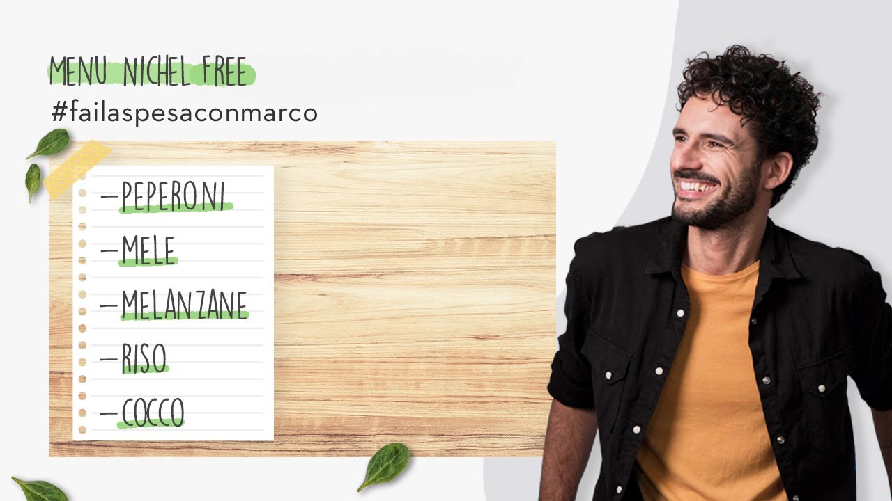 #failaspesaconMarco: Spesa per un Menu Nichel Free (01/04) | Marco Bianchi