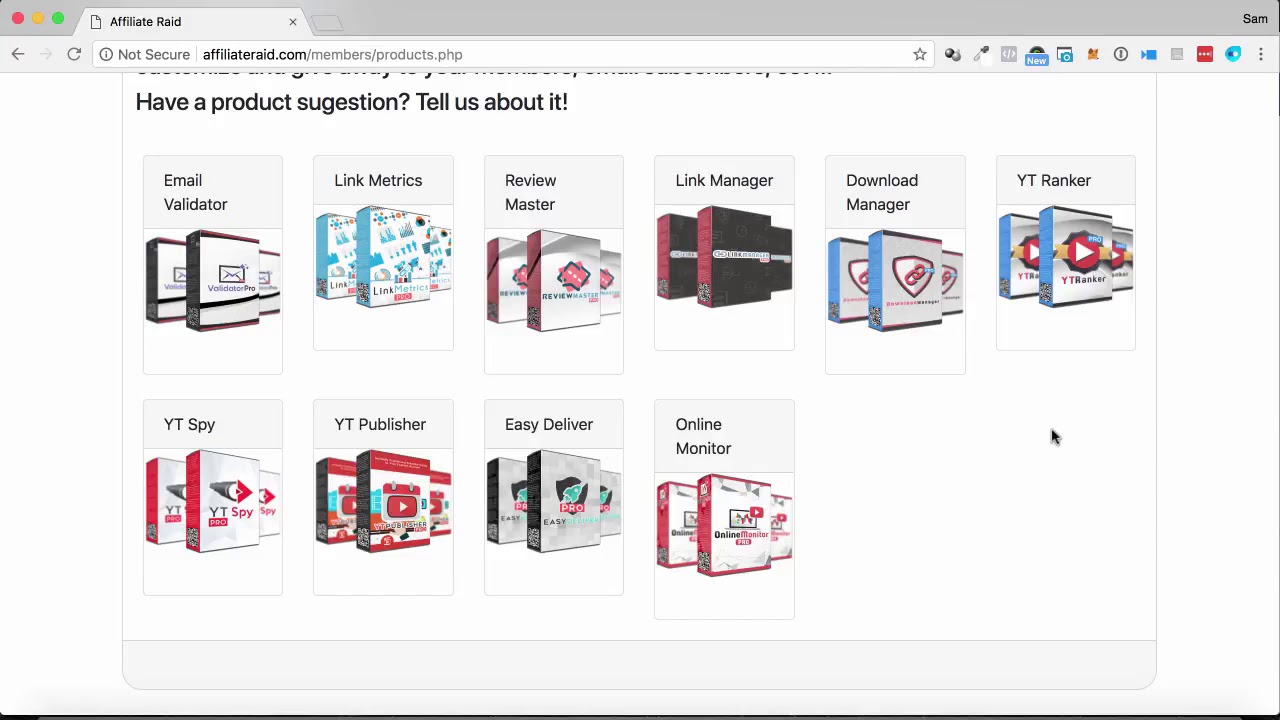 Affiliate Raid Demo