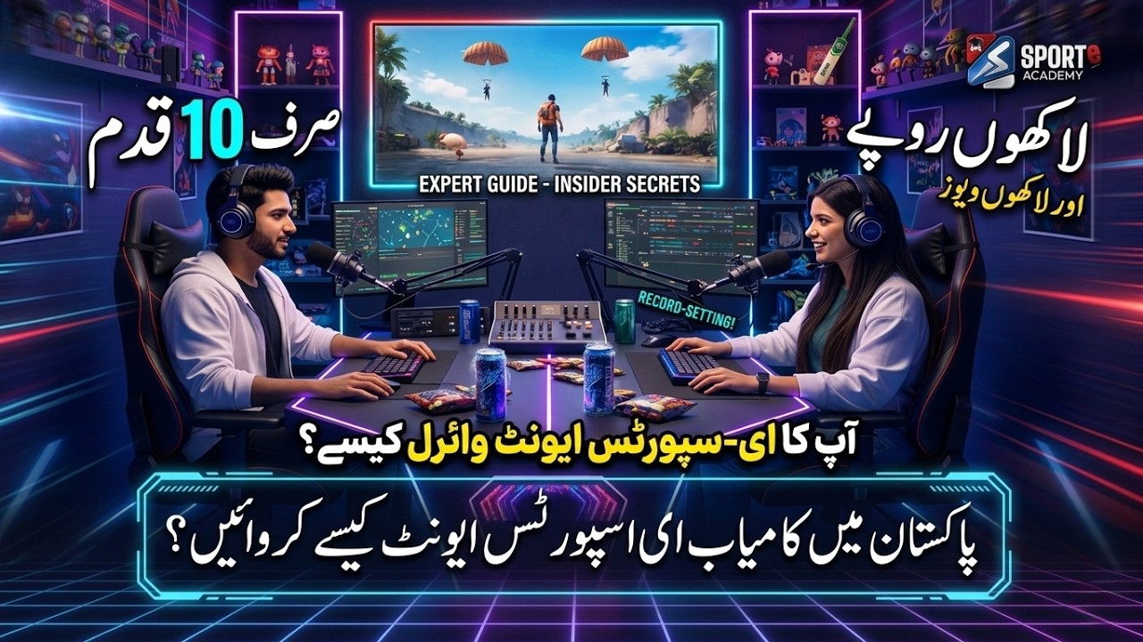 Pakistan Main Kamyab Esports Event Kaisay Karwayen? | Sporte Academy