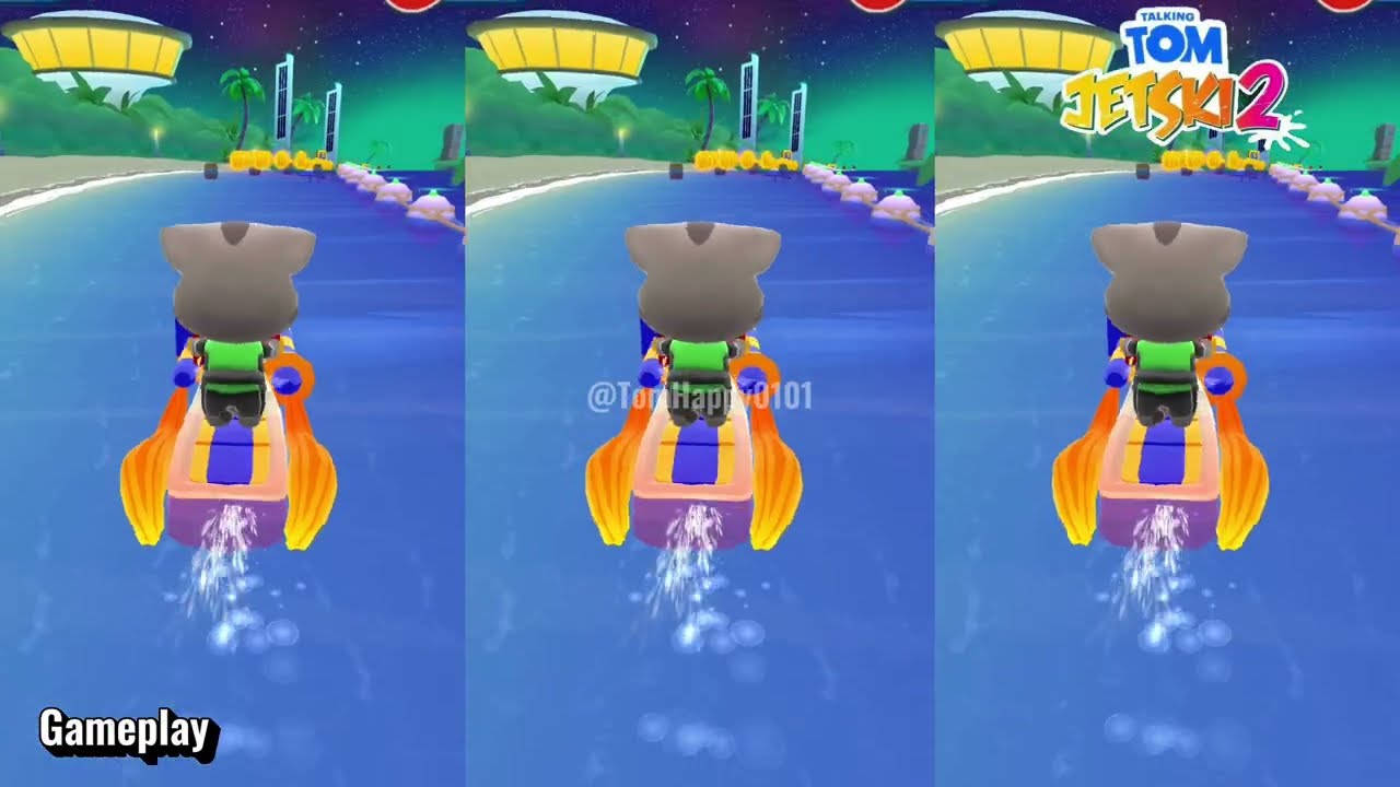 Survival Race|Speed Race|Talking Tom Jetski 2 Gameplay 