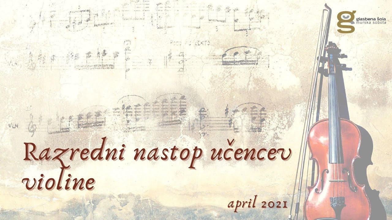 Razredni nastop učencev violine Polone Lekić