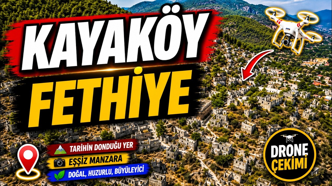 KAYAKÖY FETHİYE DRONE ÇEKİMİ (DJİ MAVİC AİR-2)