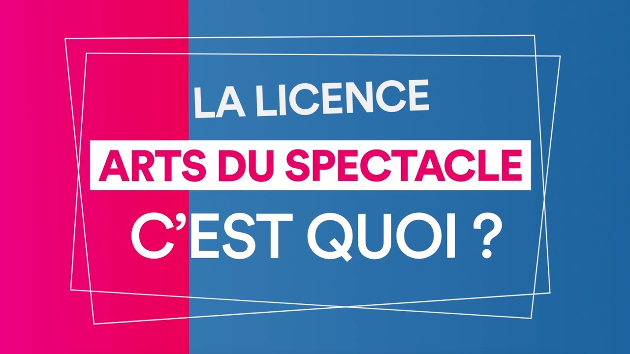 🎭 La licence Arts du spectacle de l'Université catholique de l'Ouest