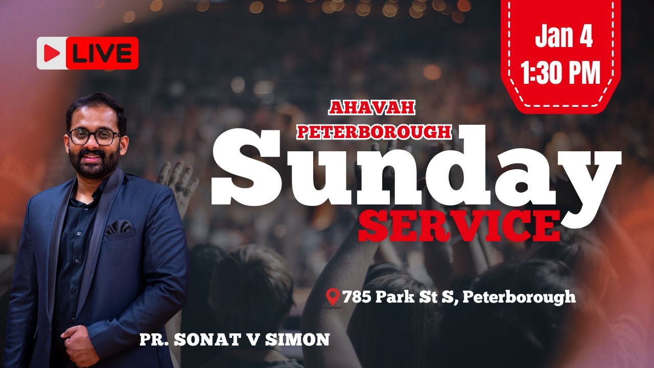 SUNDAY SERVICE|PR. SONAT V SIMON|4TH JAN, 2026 |AHAVAH PETERBOROUGH