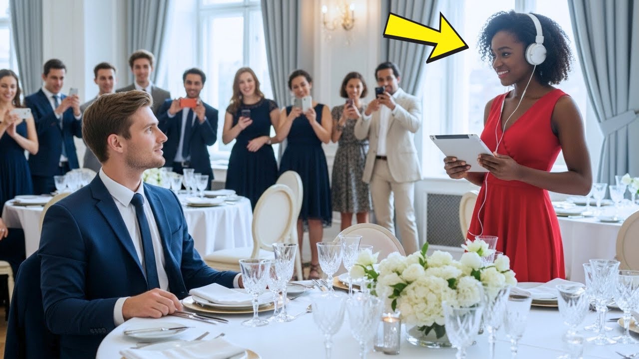 El billonario estaba solo en la boda — hasta que una desconocida susurró: “Finge que estás conmigo”