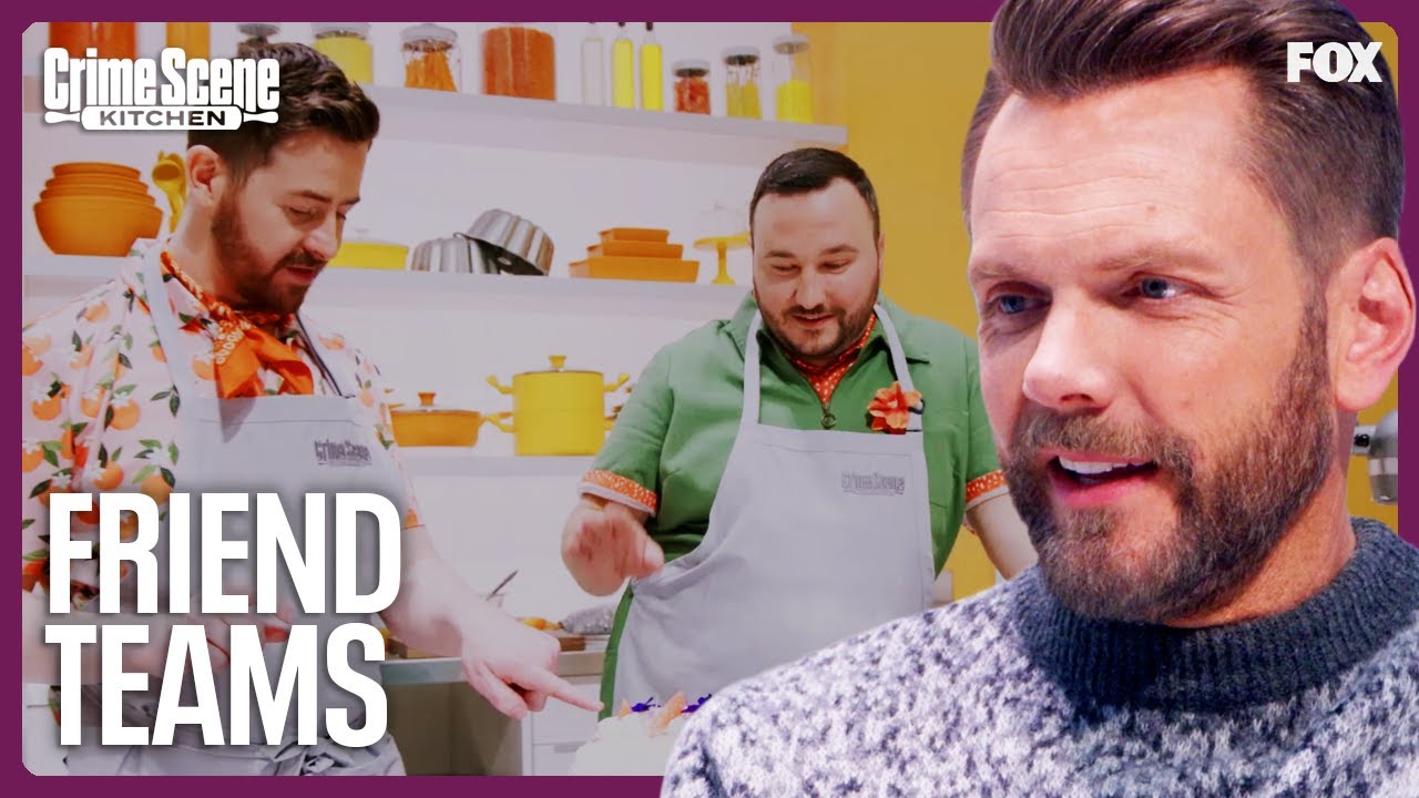 Joel McHale Introduces The Friend Teams For Season 3 | Crime Scene Kitchen