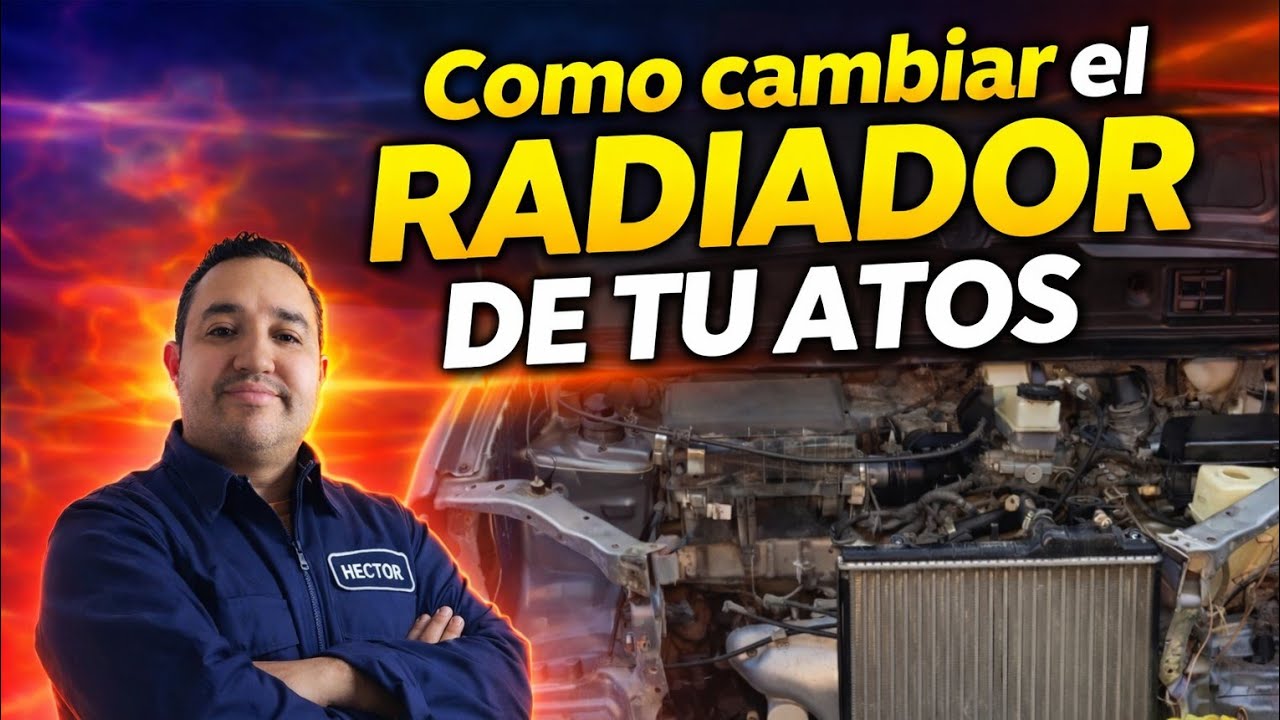 Como cambiar el radiador de un Hyundai atos (restaurando un Hyundai atos parte 4)
