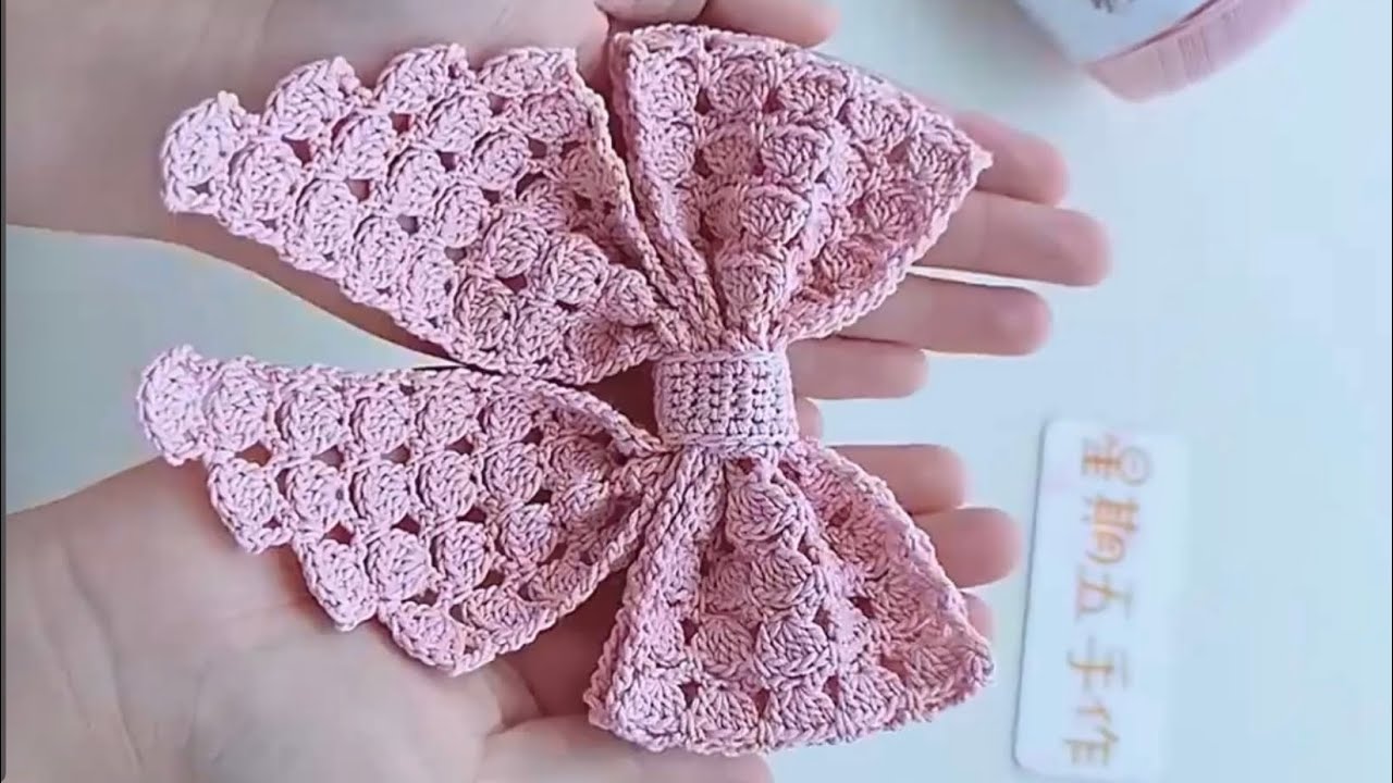 DIY Crochet Bow – Soft & Sweet Hair Accessory Tutorial