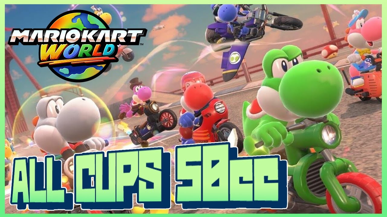Mario Kart World - Grand Prix All Cups 50cc - (No Commentary)