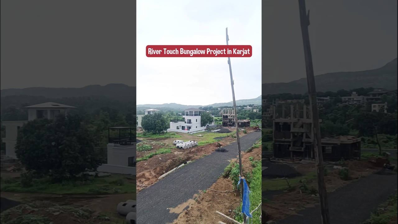 River touch 3BHK Bungalow For Sale in Karjat | 1.25CR Onwards
