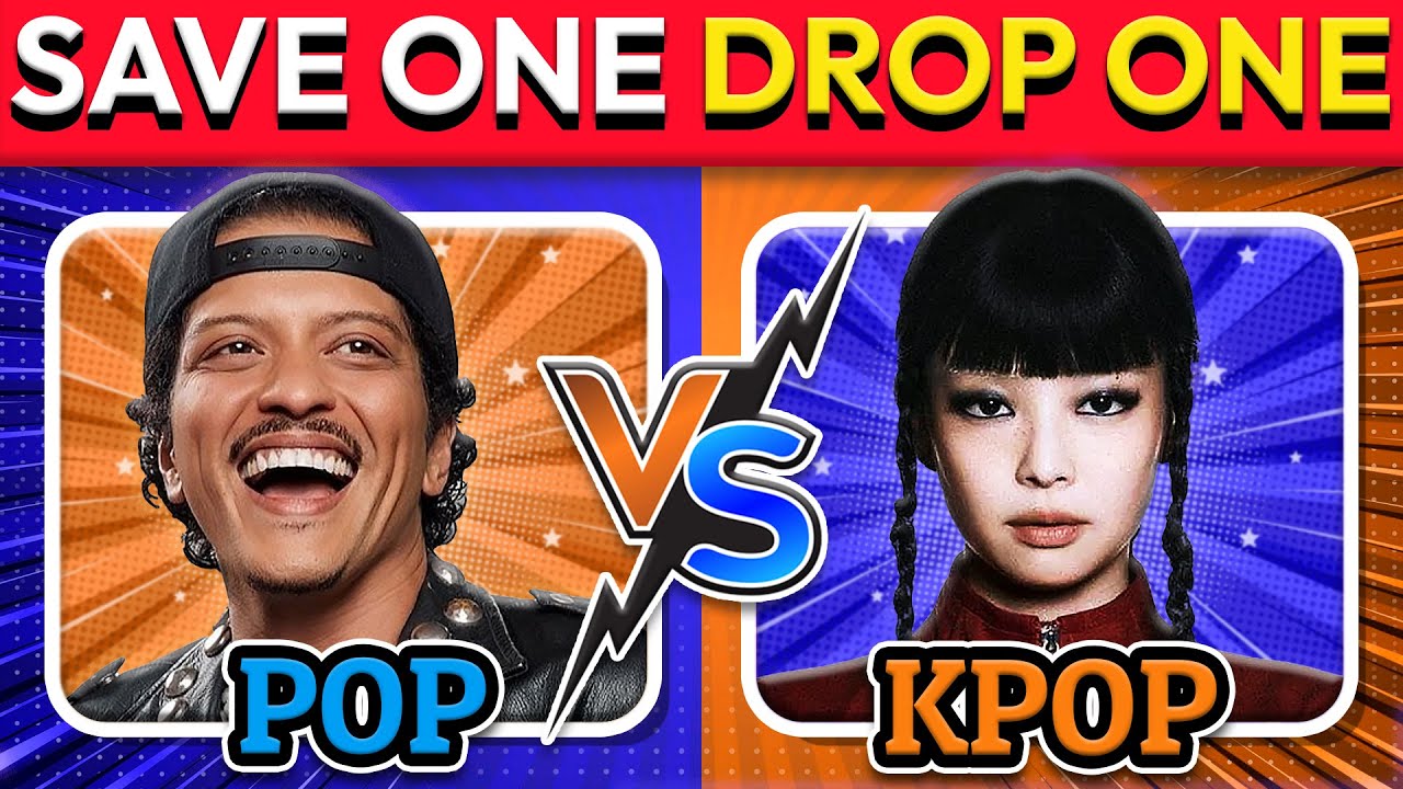 KPOP VS POP ❣️ Save One Drop One | Music Quiz