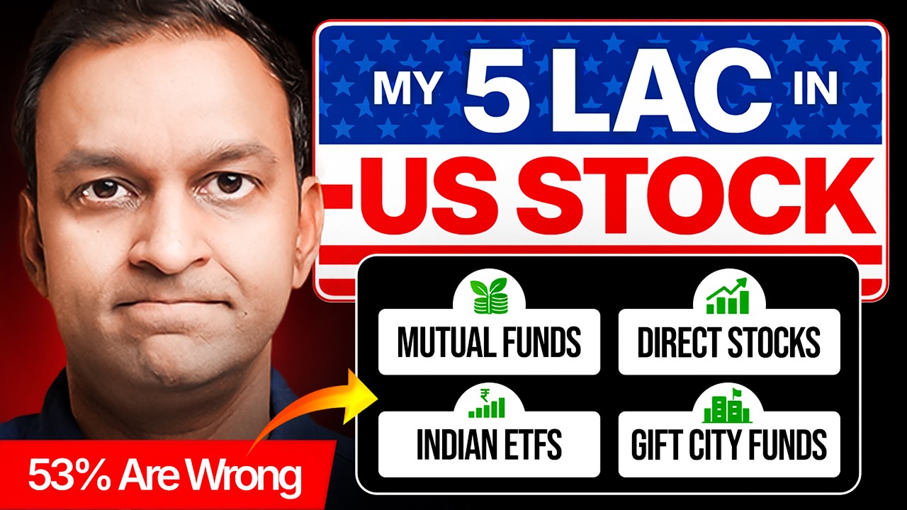 My Research Backed Strategy to Invest ₹5 Lakh in US Stocks