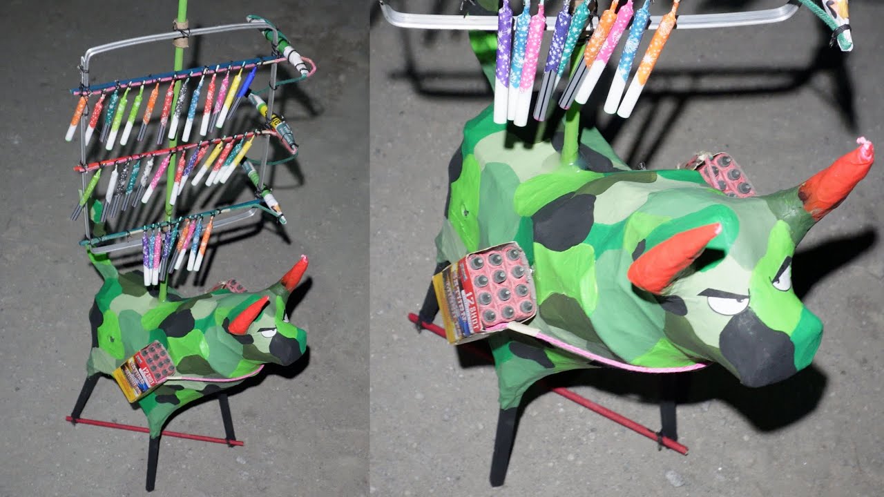 QUEMA DE MINI TORITO RAMBO! HECHO DE CHIFLADORES DE DOS TIEMPOS
