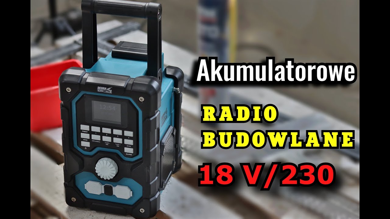 Akumulatorowe Radio Budowlane Dedra DED 7006 BT