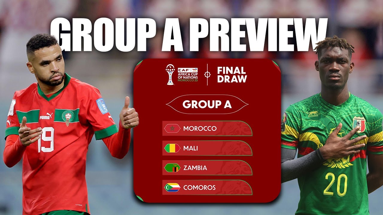 AFCON 2025 Group A Preview - Morocco Mali Zambia Comoros