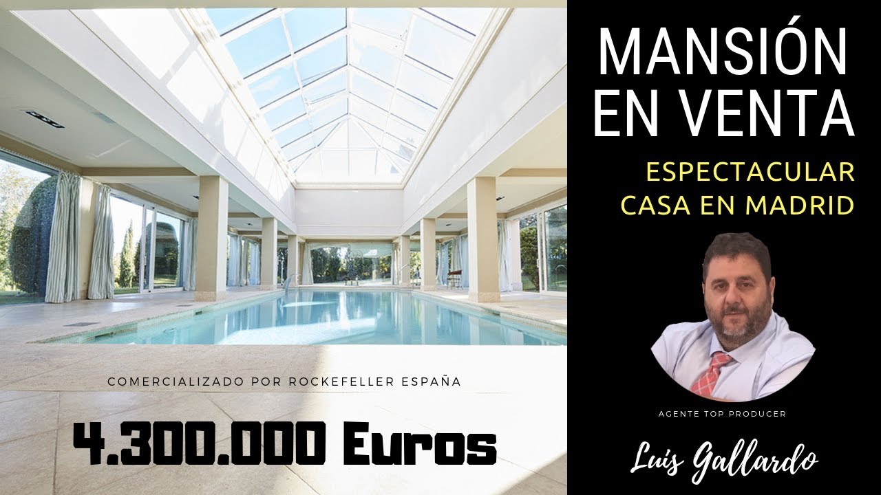 ▷ MANSIÓN EN VENTA EN LAS ROZAS MADRID | 2000 m2 sobre 6000 m2 Parcela - RKF
