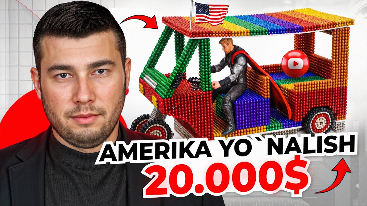 30 Kunda YouTube'dan 20.000$ Topish - ISBOTLANGAN AMERIKA METODI