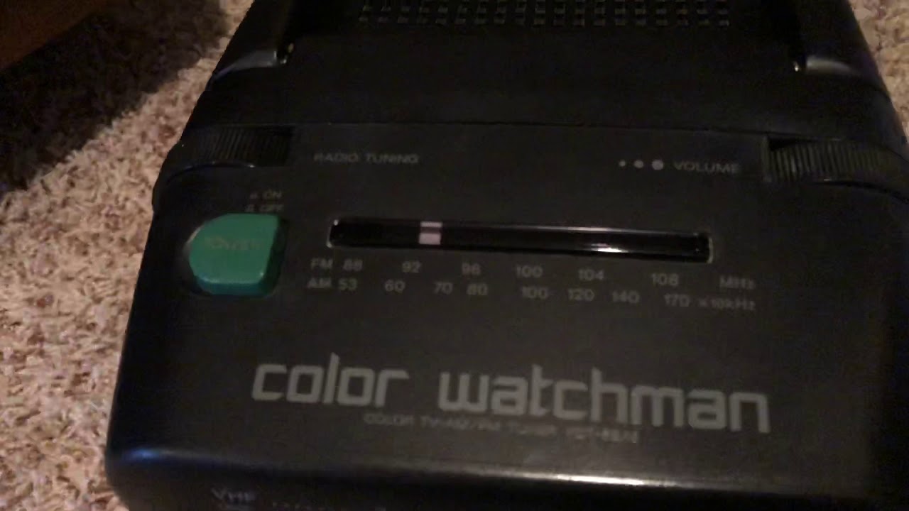 Portable color Sony watchman