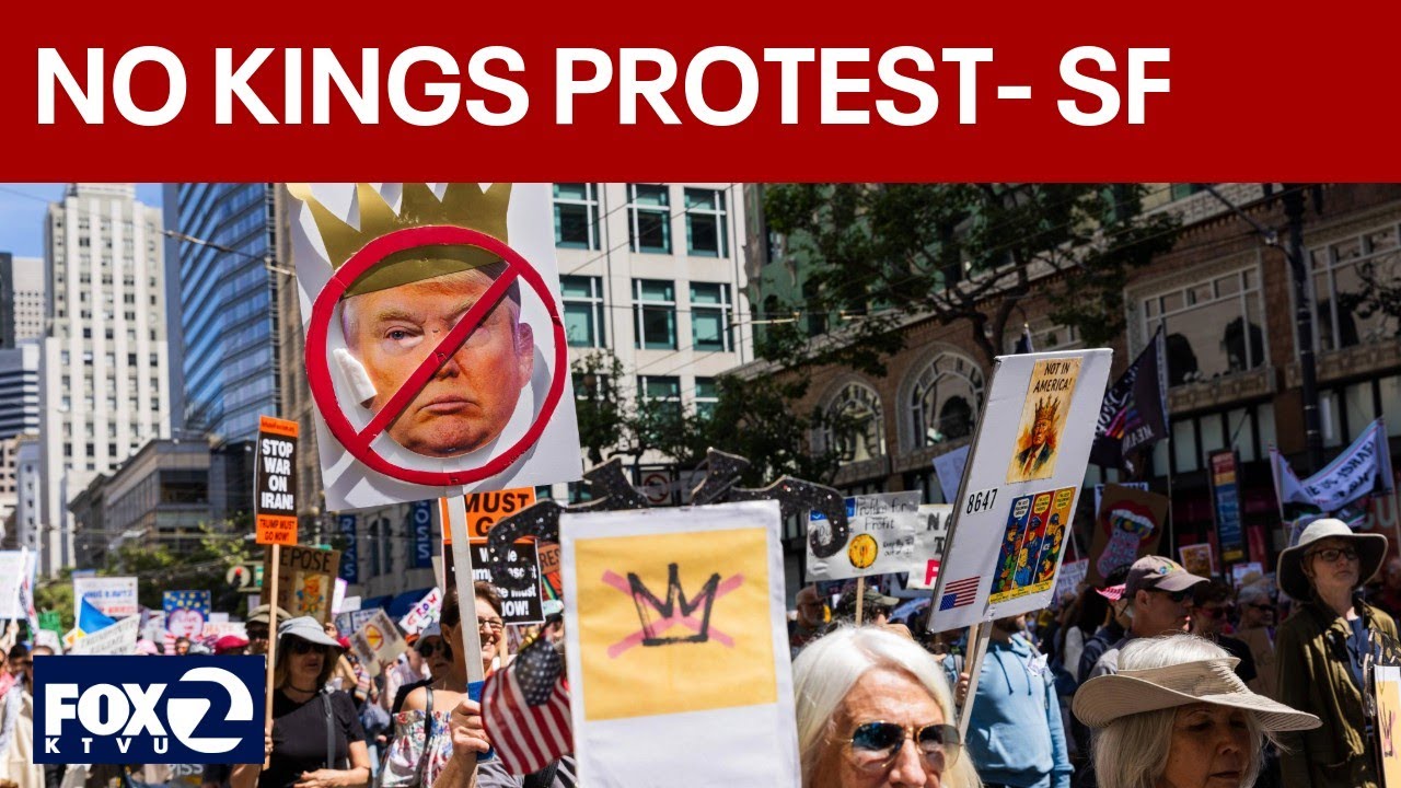 'No Kings' protest in San Francisco: Raw video | KTVU