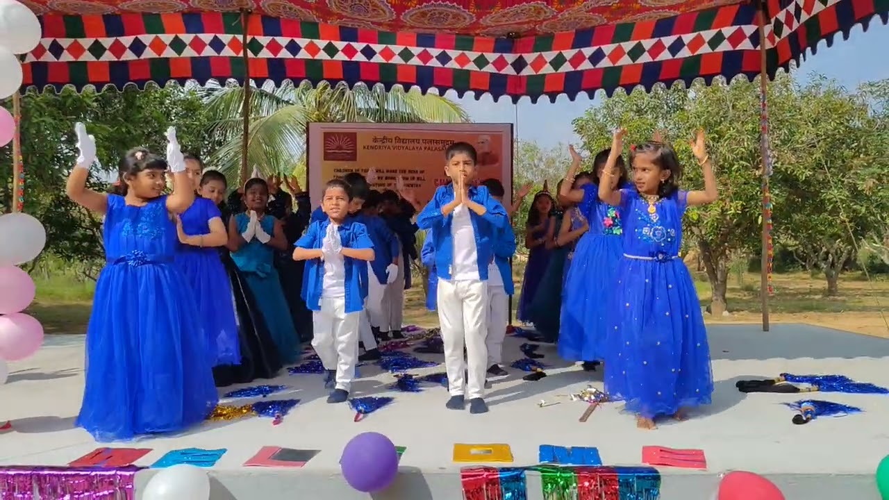 Kids welcome dance class 1 and 2 #kvpalasamudram