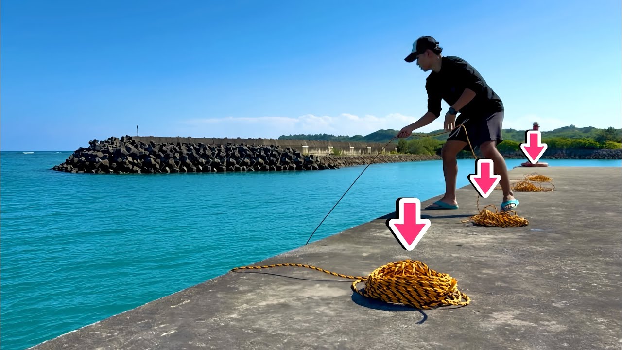 海に罠を仕掛けると…モンスターが！！