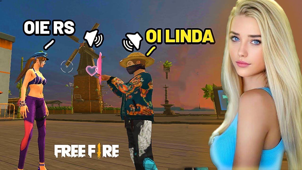 TROLANDO OS GADO DA ILHA DE TREINAMENTO COM SKIN FEMININA NO FREE FIRE
