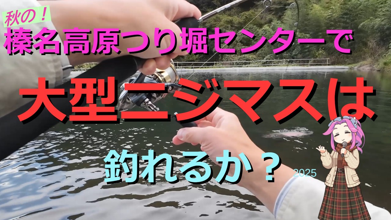 秋の榛名高原つり堀センターで大型ニジマスは釣れるか？2025【エリアトラウト】