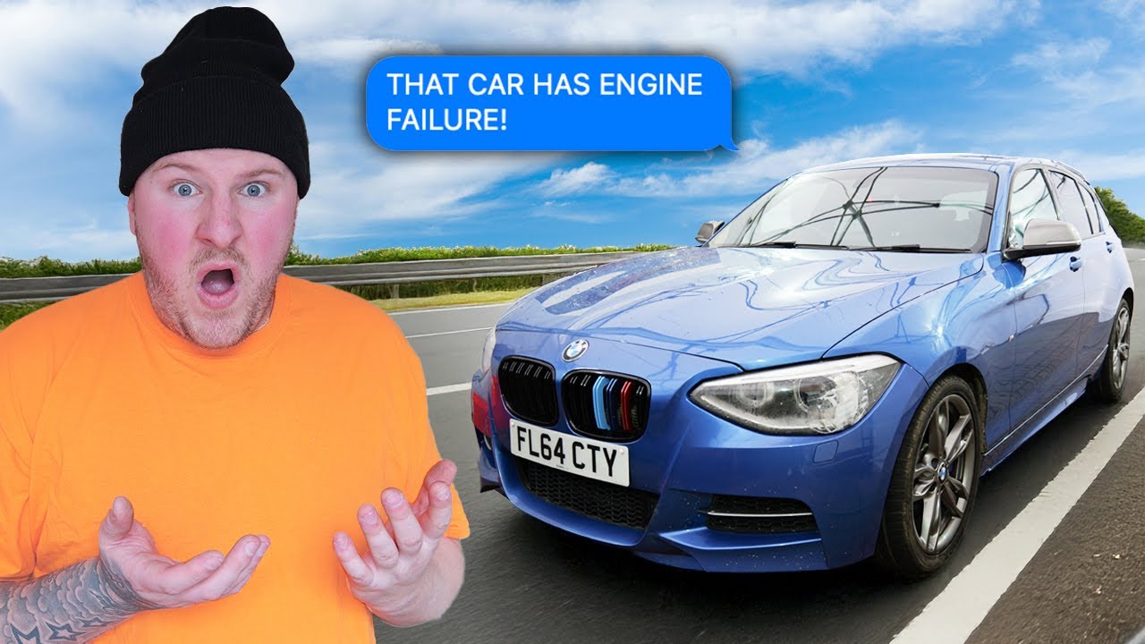 I TRIED TO FIX AND DRIVE MY BROKEN BMW M135i FROM BIRMINGHAM